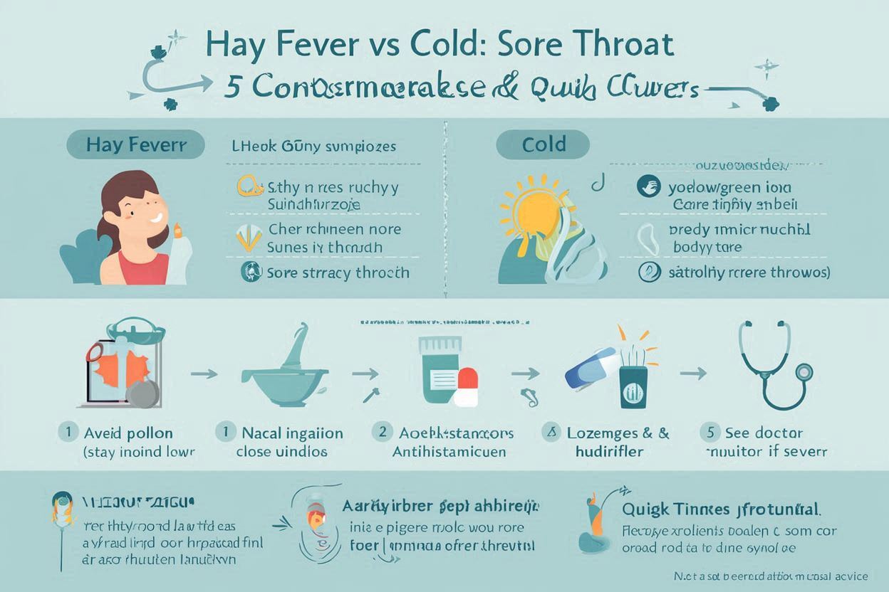 花粉症 喉が痛い