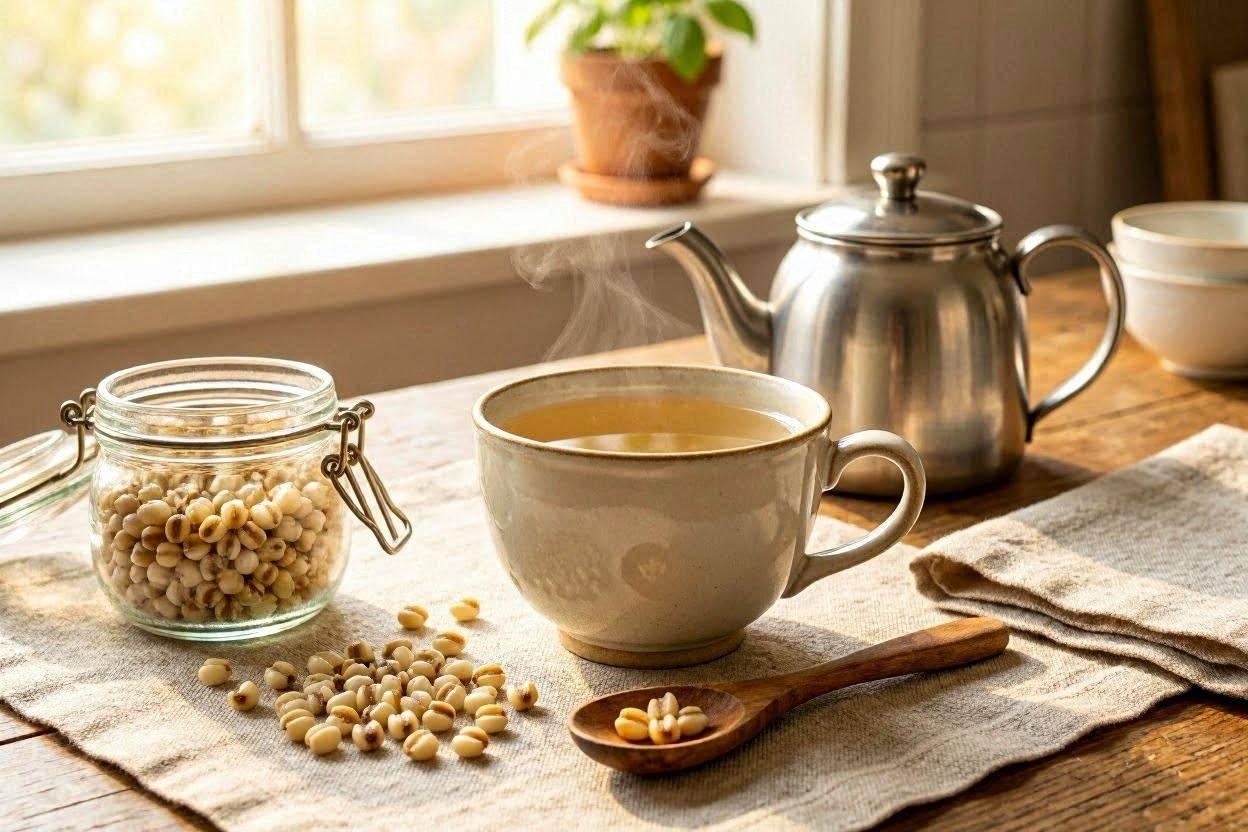 ハトムギ茶で痔の出血と肛門の痛みは引く？体験談から見る効果と期間