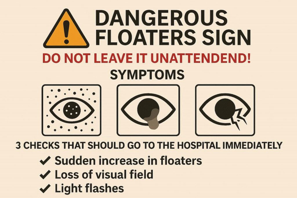危険 飛蚊症 サイン